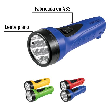 LINTERNA RECARGABLE DE LED 30 LUM PRETUL