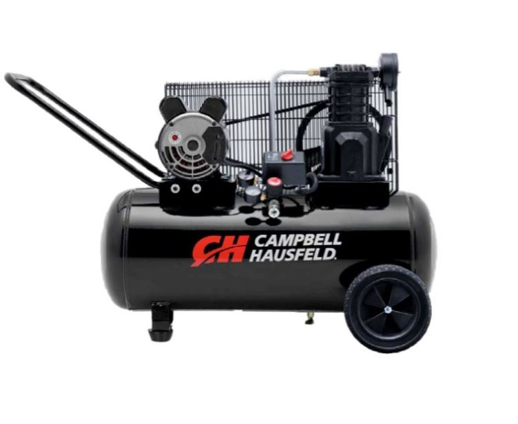 COMPRESOR DE AIRE 80 L. 2HP, 6.3 CFM @ 40 PSI, 5.3 CFM @ 90 PSI, 220 V, 6 AMP, CAMPBELL HAUSFELD