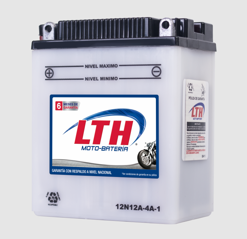 MOTO-BATERIA LTH DE 12 AMPERS/H (12N12-4A-1)