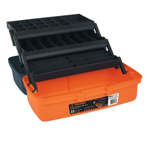 CAJA PARA PESCA 16" COLOR NEGRA
