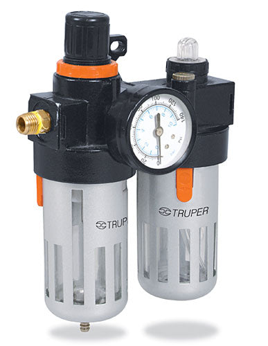 FILTRO Y LUBRICADOR PARA COMPRESOR, CUERDA 1/4 NPT"