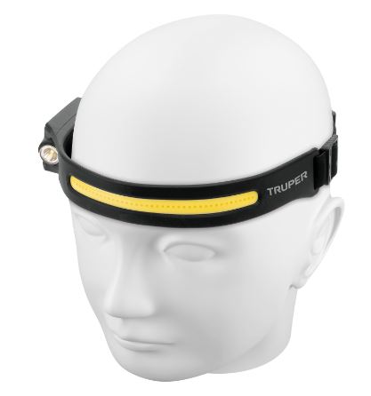 LINTERNA P/MINERO RECARGABLE 125 LUM CON SENSOR TRUPER