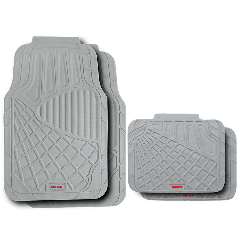TAPETES DE LUJO PARA AUTO, HULE NBR GRIS