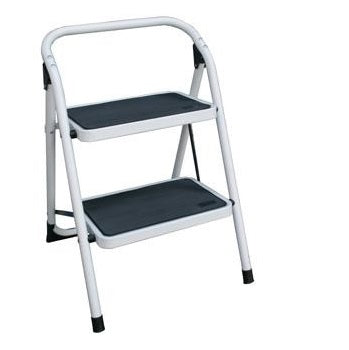 ESCALERITA DE ACERO 2" COMERCIAL 90 KG BLANCA