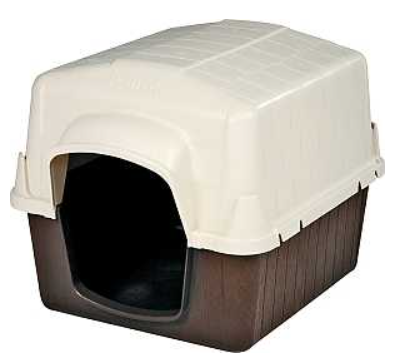 CASITA PARA PERROS MEDIANA DE PLASTICO