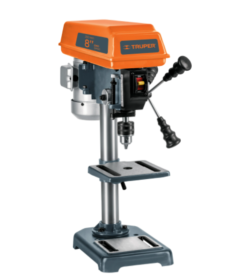 TALADRO DE BANCO MOTOR DE 1/3 HP, 5 VELOCIDADES, BROQUERO DE 1/2"