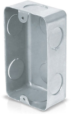 CAJA TIPO CHALUPA DE ACERO  2X4" ECONOMICA  C/16