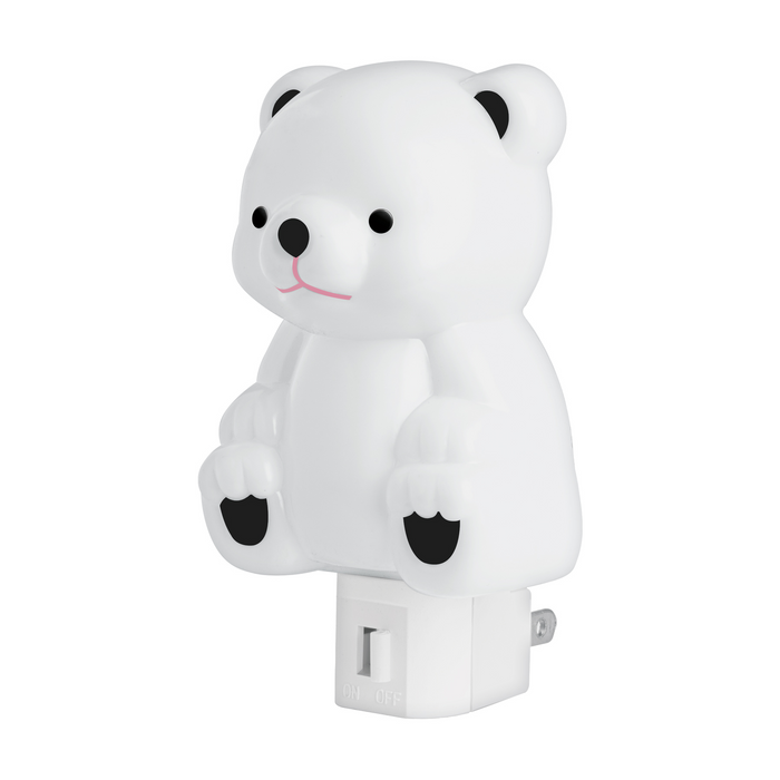 LUZ DE NOCHE CON LAMPARA E12 OSO VOLTECK.