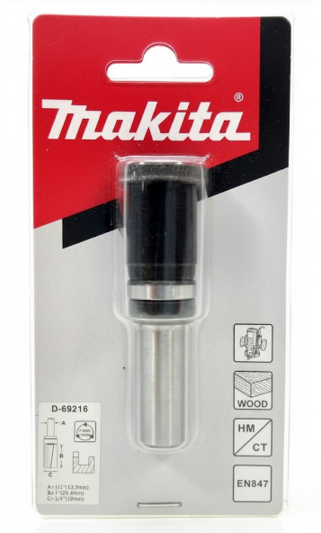 FRESA PARA ENRASAR C/BALERO ARRIBA 1/2" X 3/4" X 2-13/16"