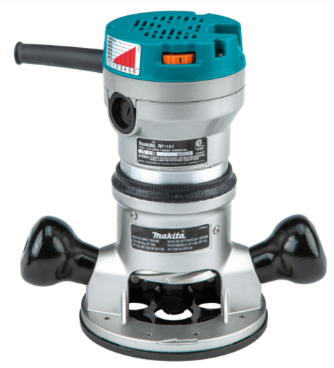ROUTER  1/2", 1.100 W, 24000 RPM, ADAPTADOR DE 1/2 Y 1/4