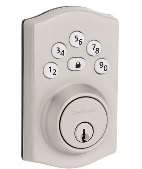 CERRADURA ELECTRICA CON TECLADO ZINC SATINADO KW1