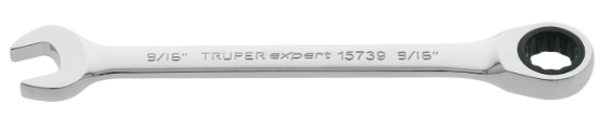 LLAVE COMBINADA CON MATRACA 9/16 TRUPER