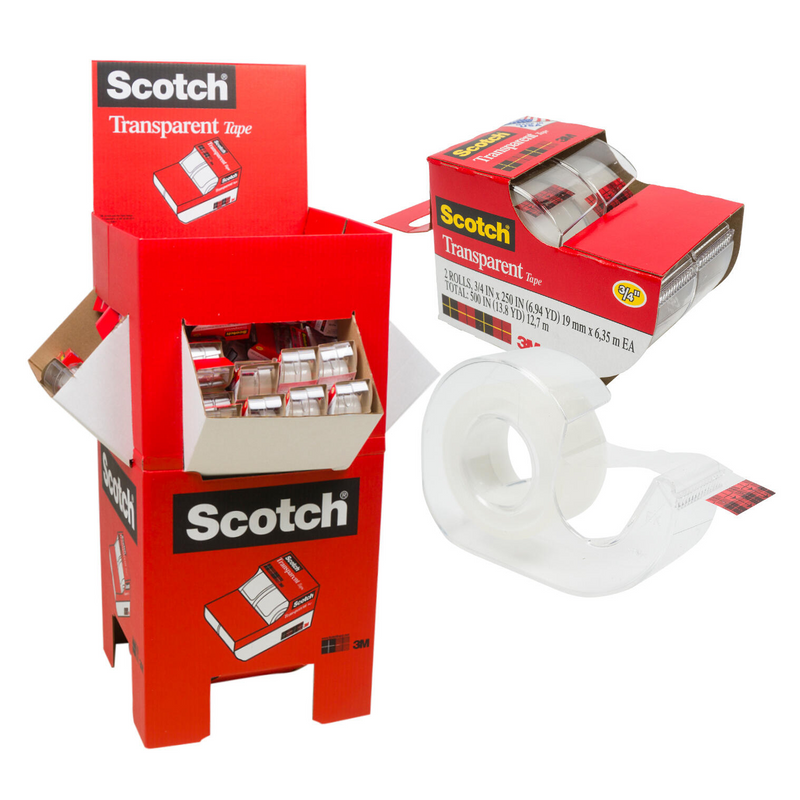 CINTA ADHESIVA SCOTCH 2 PZ
