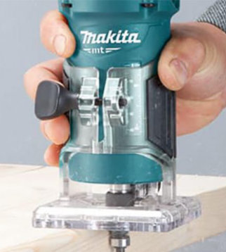 REBAJADORA 1/4" 35,000 RPM 530W AZUL
