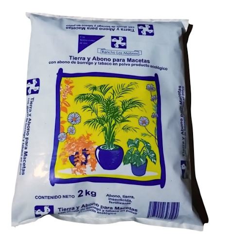 TIERRA PREPARADA PARA PLANTAS, BOLSA DE 2KG