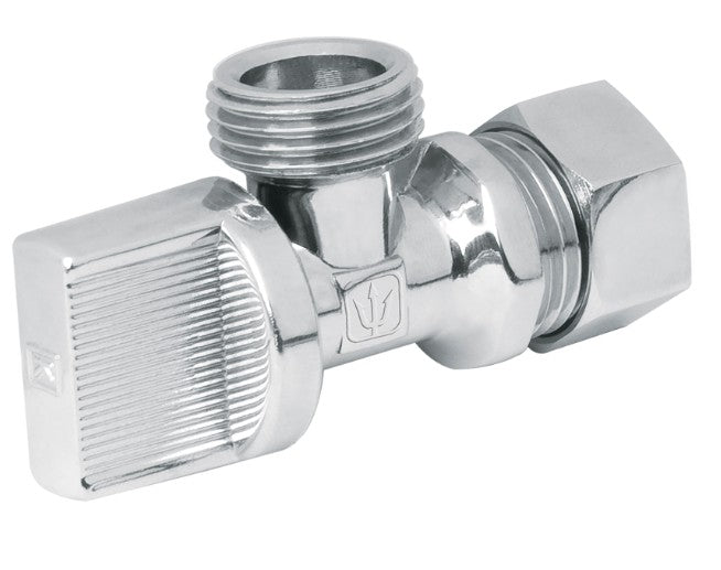 LLAVE ANGULAR 1/2" 1/4 DE VUELTA BARRILITO CON CONTRATUERCA