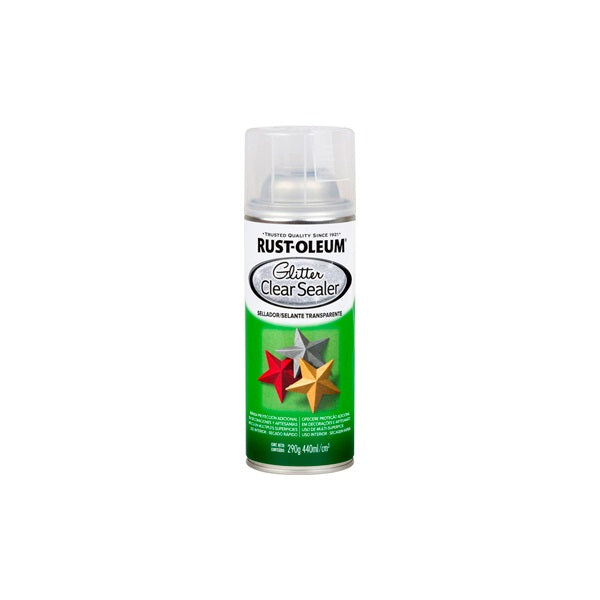 PINTURA EN AEROSOL, SELLADOR TRANSPARENTE, GLITTER, 290 g, RUST-OLEUM