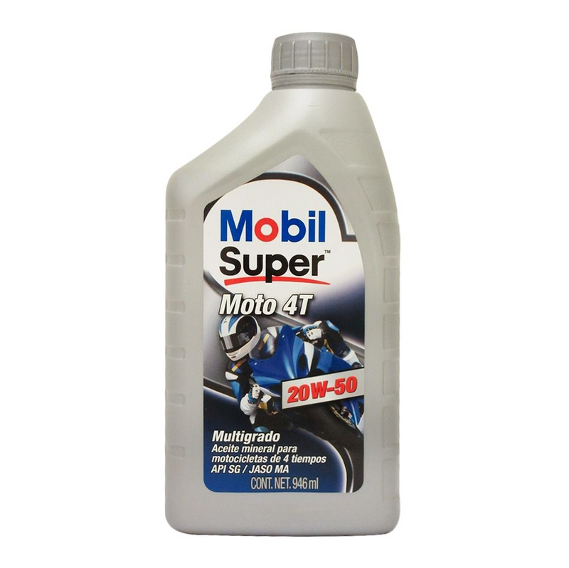 ACEITE PARA MOTOCICLETA, 4 TIEMPOS 20W50, MULIGRADO, 946 ml