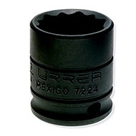 DADO DE IMPACTO DE 3/4", CUADRO DE 3/8", 12 PUNTAS, LARGO