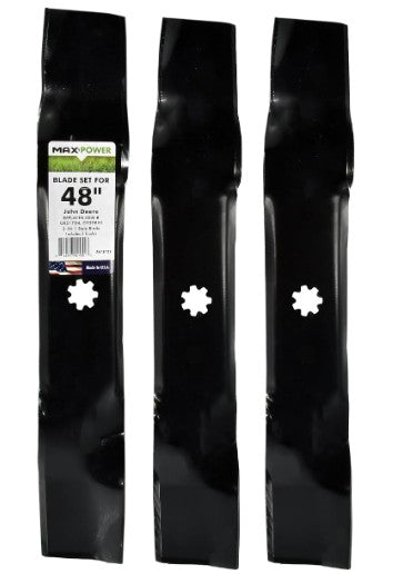 CUCHILLA DE 48" PARA TRACTOR J.D (E160) 7 POINT STAR jgo 3 pz