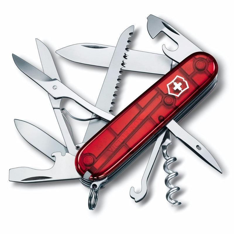 NAVAJA HUNTSMAN ROJA TRANSPARENTE 15 USOS VICTORINOX