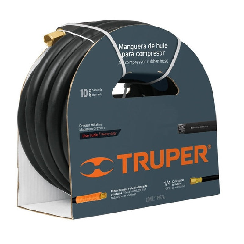 MANGUERA PARA AIRE, DE 3/8" X 15 m (50 ft), DE HULE, TRUPER