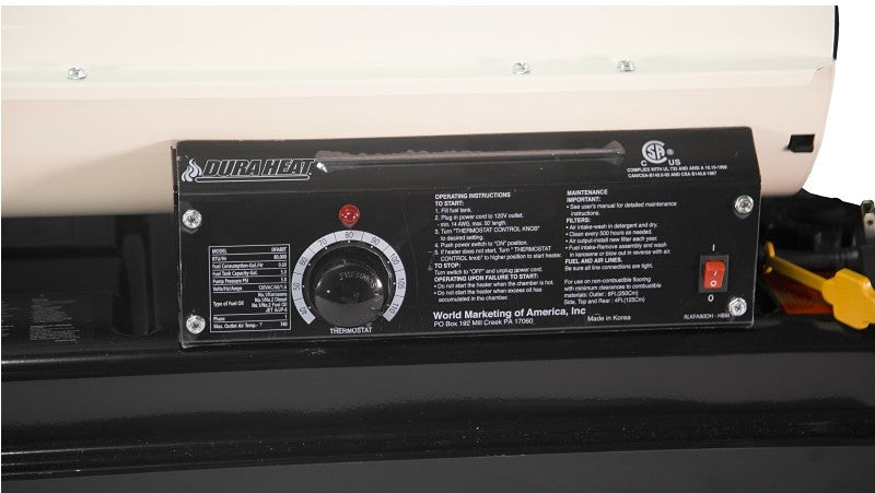 CALENTADOR DE AIRE QUEROSENO, 5 GAL 80000 BTU DURAHEAT