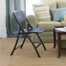 SILLA DE PLASTICO, PLEGABLE, FLEX-ONE, NEGRA, HDX