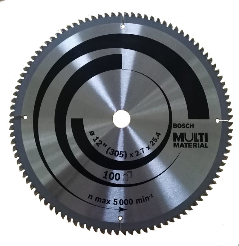 DISCO PARA SIERRA CIRCULAR MULTIMATERIAL 12" X 5/8" X 100D TCG