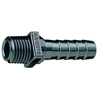 ADAPTADOR DE CONECTOR DE MANGUERA NYLON DE 1/2 X 1/2