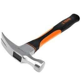 MARTILLO 16 OZ, UÑA RECTA CON MANGO DE FIBRA DE VIDRIO