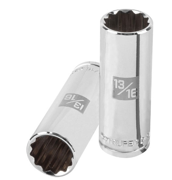 DADO DE 13/16", CUADRO DE 1/2", 12 PUNTAS LARGO, D-1226-EL