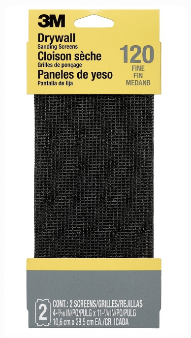 MALLA DE LIJADO PARA TABLAROCA, GRANO 80, ACABADO MEDIO, 2 PACK