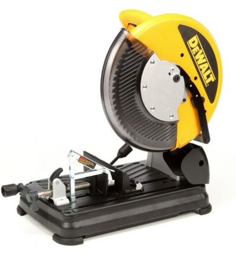 CORTADORA DE METAL CARBURADO DE 14" DEWALT.