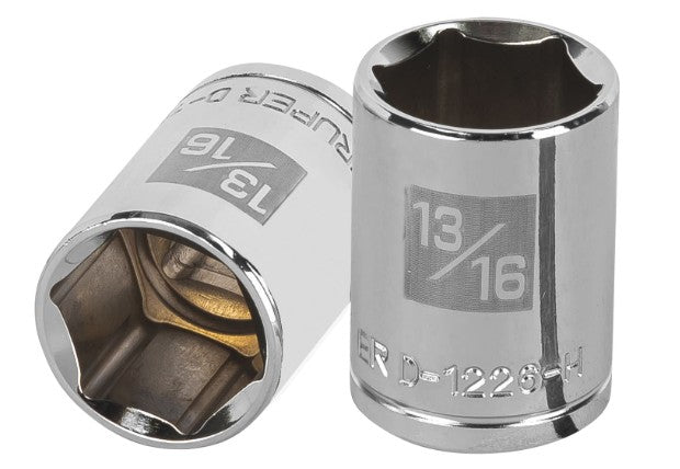 DADO DE 13/16", CUADRO DE 1/2", 6 PUNTAS, D-1226-H