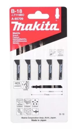 SEGUETA PARA MADERA HCS 42 mm CORTE CURVO (B18) T119B0
