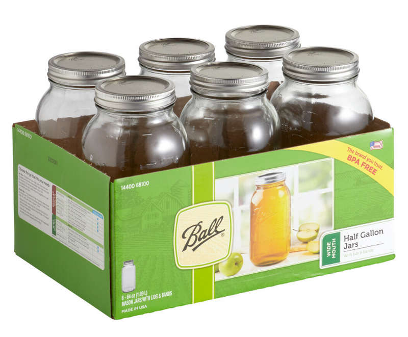 FRASCOS PARA ENVASAR, BOCA ANCHA 64oz (1,892ml)