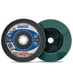 DISCO LAMINADO 4-1/2", GRANO 80, EASY-CUT, TIPO B