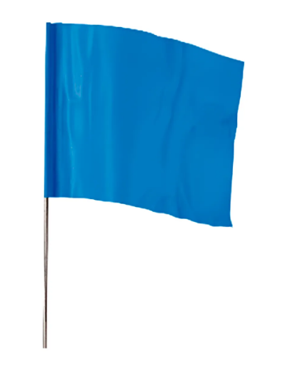 BANDERA DE ESTACA 3-1/2" AZUL EMPIRE 100 PACK