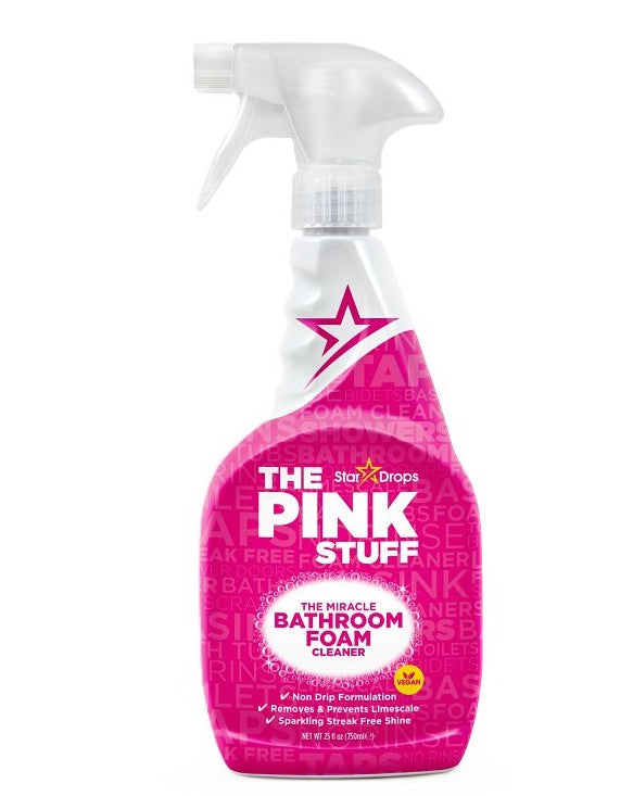 LIMPIADOR DE BAÑO EN ESPUMA 25.4 oz, PINK STUFF