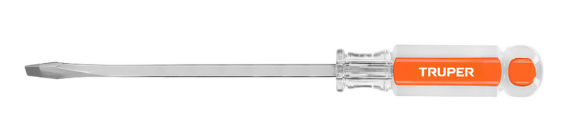 DESARMADOR PLANO, 3/8" X 12", MANGO DE ACETATO