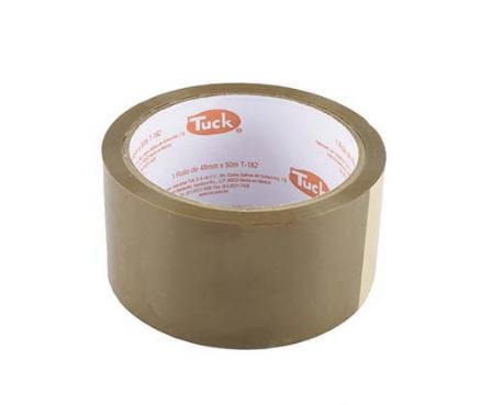 CINTA DE EMPAQUE CANELA INDUSTRIAL 48 mm X 50MTS (PAQUETE 6 ROLLOS)