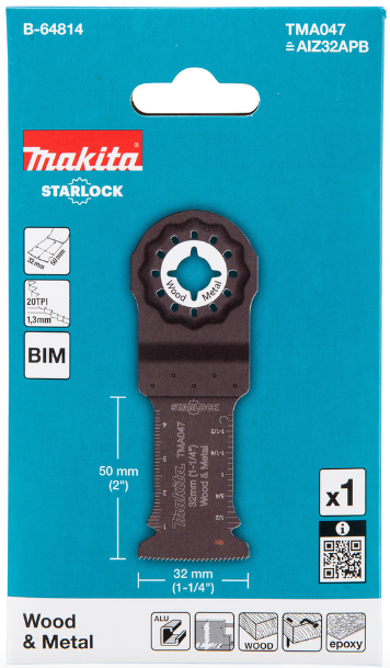 CUCHILLA BIMETALICA 32 STARLOCK TMA047
