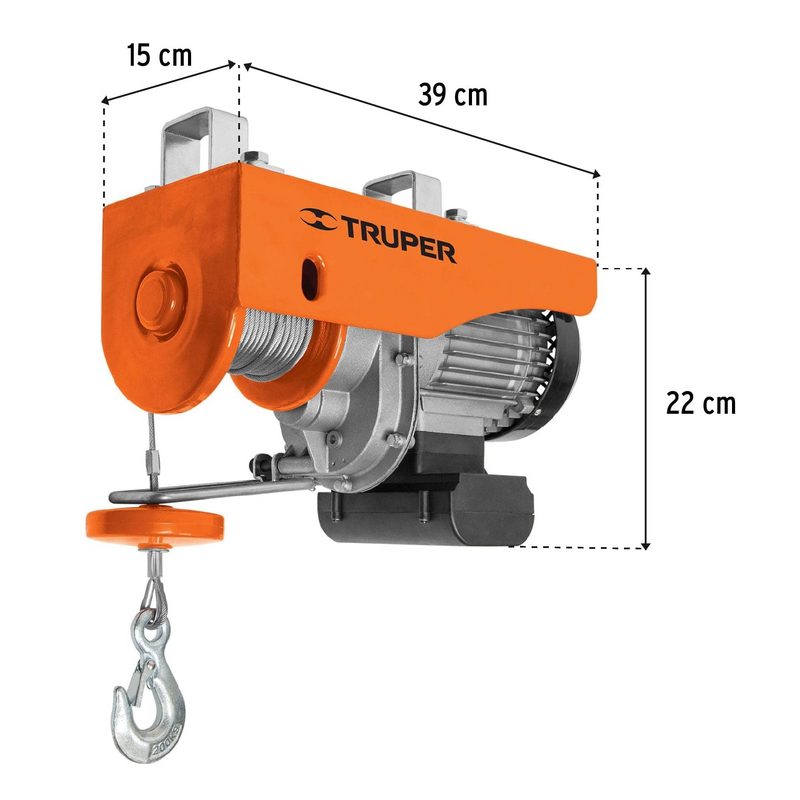 POLIPASTO ELECTRICO DE 200/400 KG
