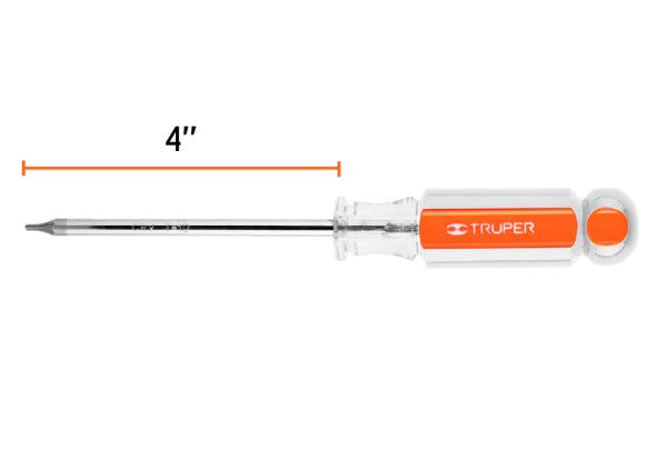 DESARMADOR PUNTA TORX T10 MANGO DE ACETATO PRETUL TR 01