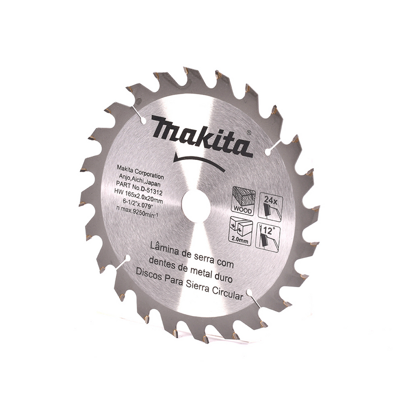 SIERRA CIRCULAR 6-1/2"X20X24TH ATB MADERA CON REDUCTOR 5/8"
