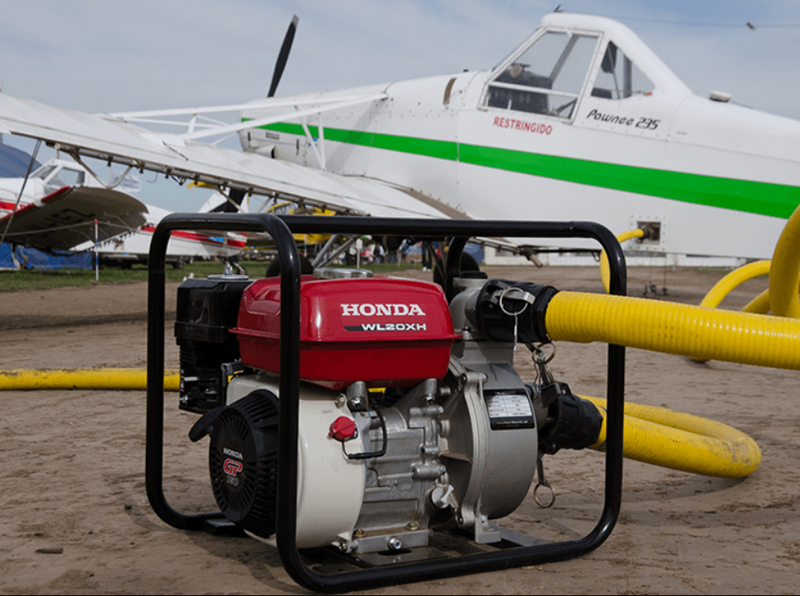 MOTOBOMBA DE 2", A GASOLINA, 4.8 hp, 670 L/min, GP160 HONDA WL20XM