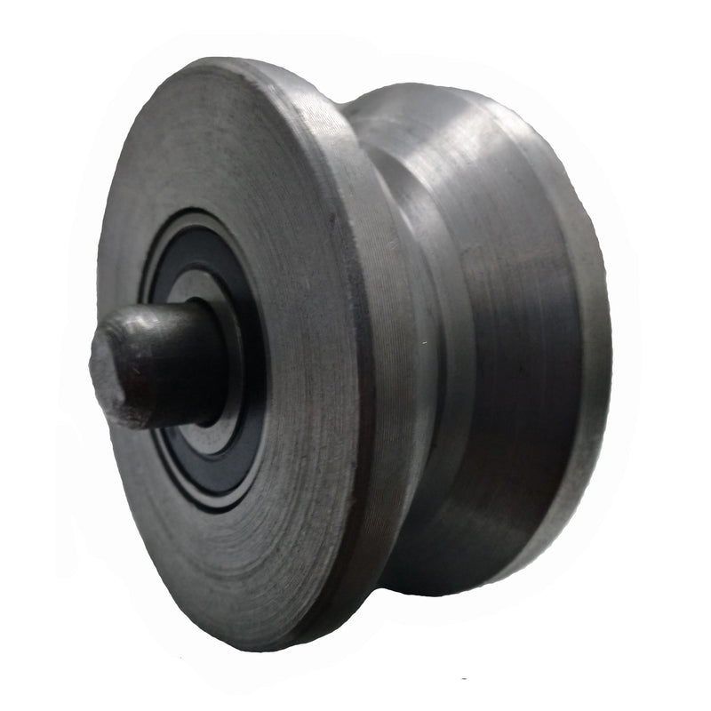 RUEDA DE ALUMINIO PARA ANGULO DE 4" X 1" CON BUJE DE 1/8"