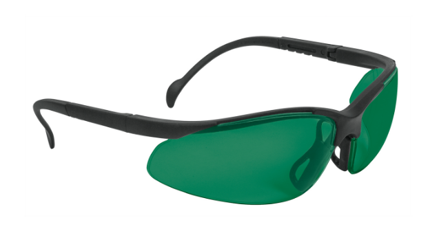 LENTES DEPORTIVOS DE SEGURIDAD, COLOR VERDE