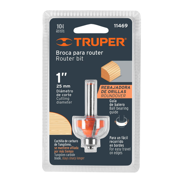 BROCA PARA ROUTER REDOND C/BALERO 1"